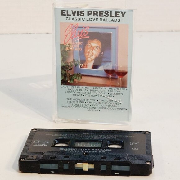 Elvis Presley ~ Classic Love Ballads (cassette, 1986) tested and works - Picture 1 of 3